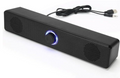 Computer Sound Bar Wired Bluetooth Speaker 3.5mm Jack + USB Port for Laptop Desktop Mobile