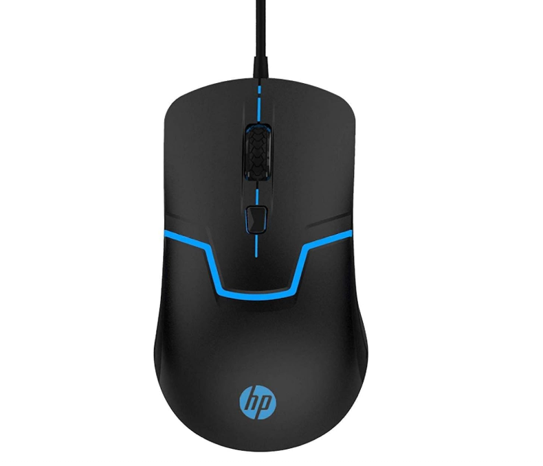 HP M100 USB Wired Optical Mouse – 3 Buttons High Precision Tracking, Ergonomic Design for Laptop & PC – Black