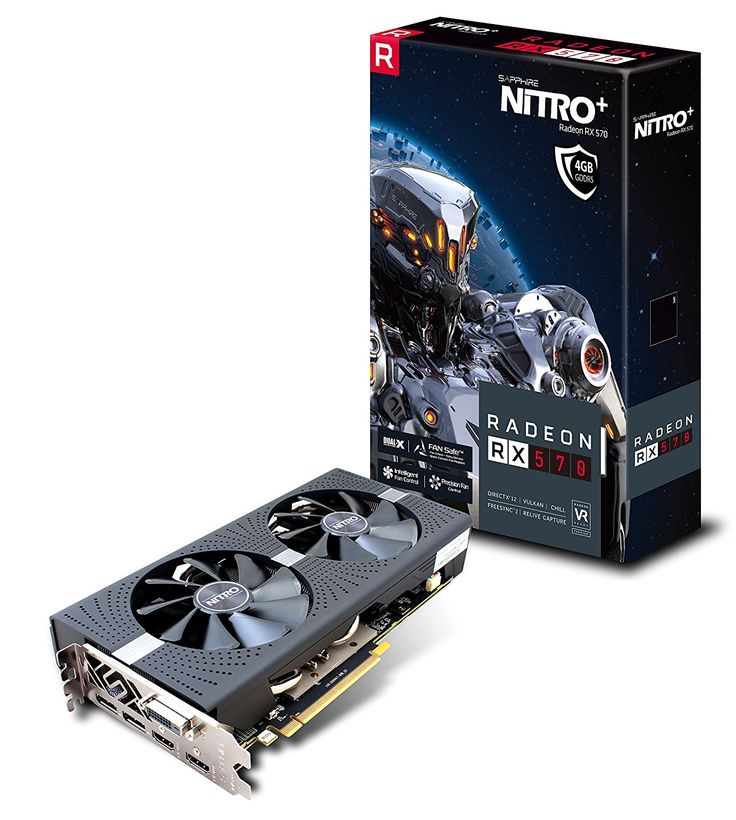 SAPPHIRE NITRO+ RX 570 4GB